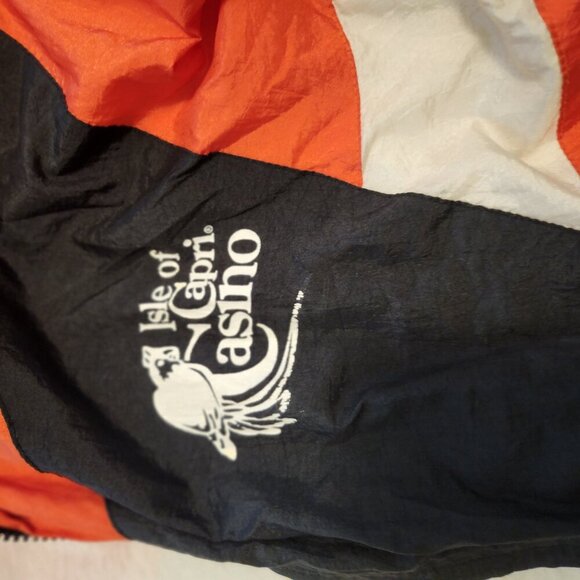 Vintage BAW Athletic Wear Windbreaker RARE Isle Of Capri Casino Edition! - Picture 5 of 13